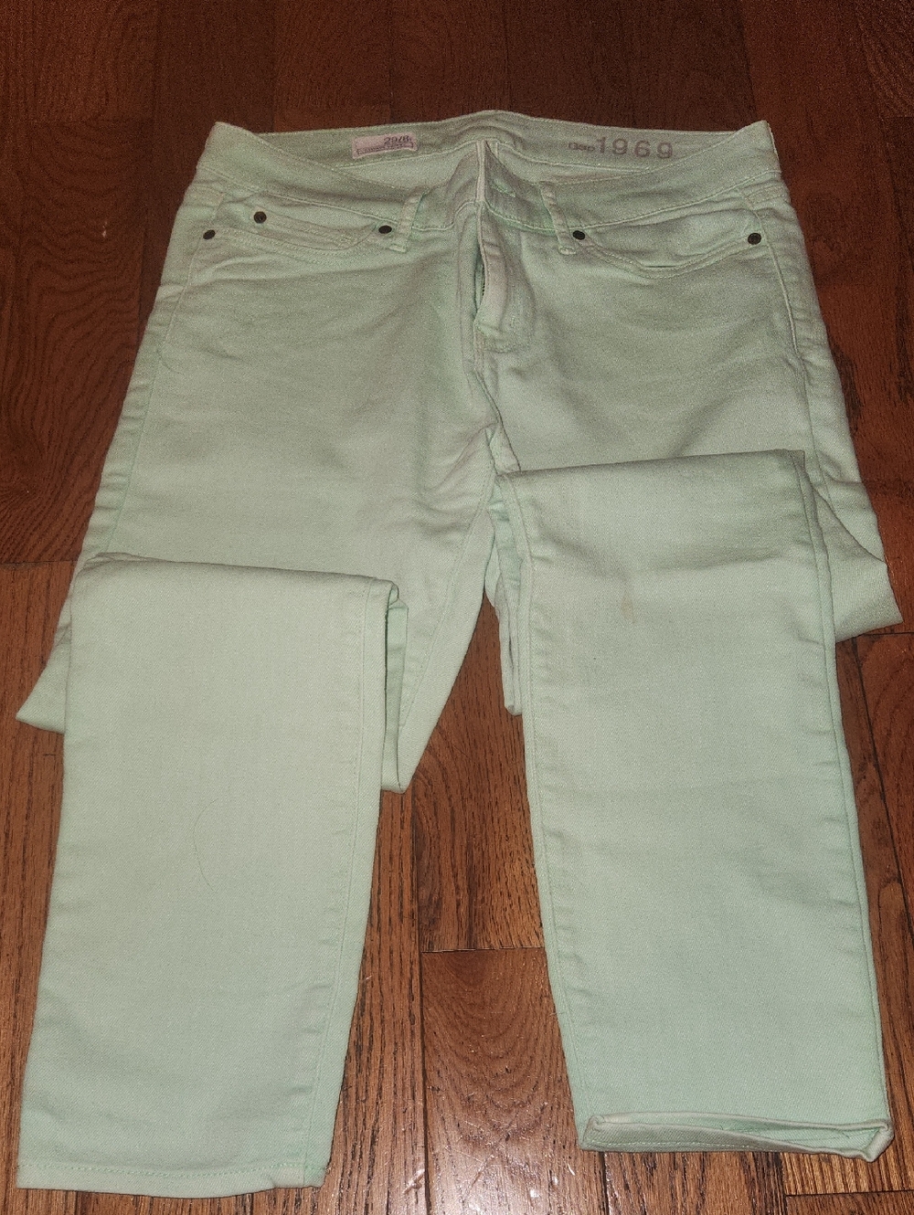 GAP Women Mint Green Jeggings